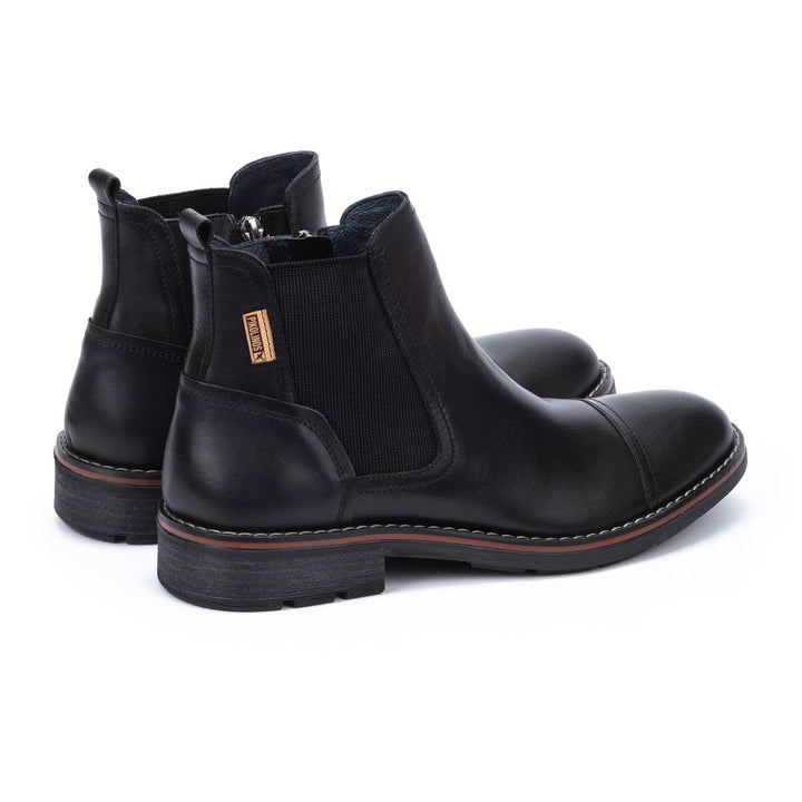 pikolinos york ankle boots men's | black