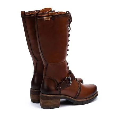 pikolinos san sebastia lace up women's | cuero