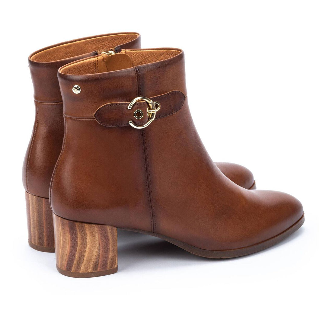 pikolinos calafat heeled boot women's | cuero