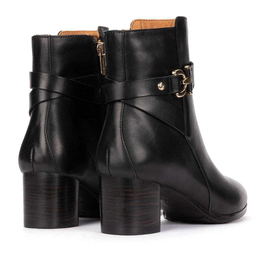 pikolinos calafat heeled boot women's | black