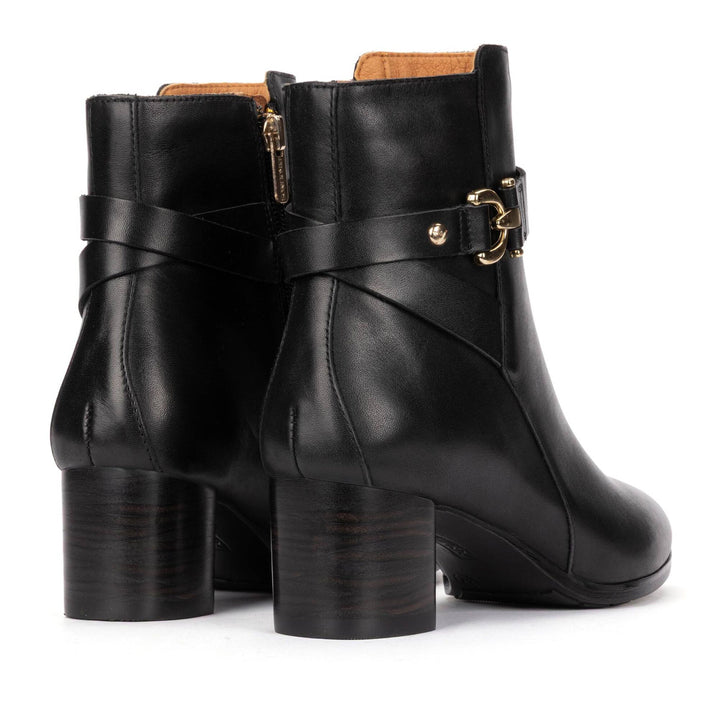 pikolinos calafat heeled boot women's | black