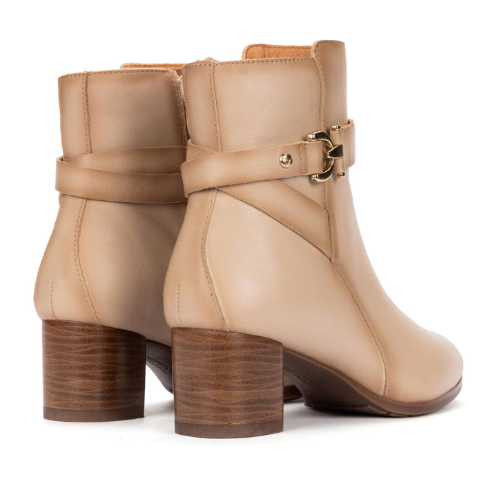 pikolinos calafat heeled boot women's | stone