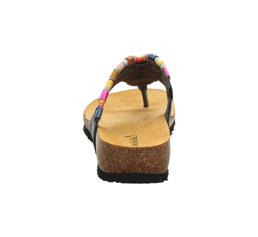 think! julia thong women's | black/kombi