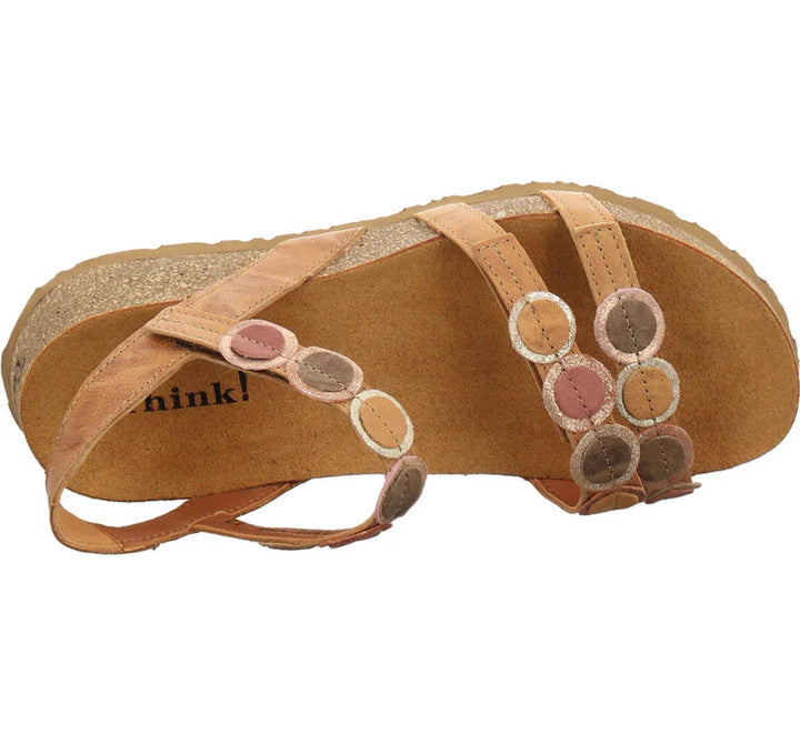 think! koak women's | tan/kombi