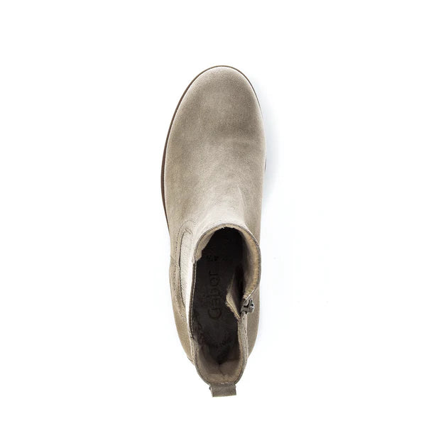 gabor chelsea lug women's | tan suede