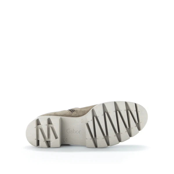gabor chelsea lug women's | tan suede