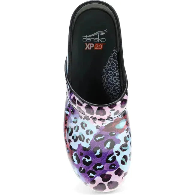 dansko xp 2.0 women's | purple leopard