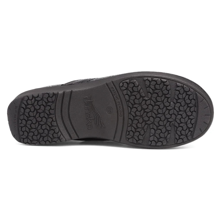 dansko xp 2.0 wide women's | black tooled floral