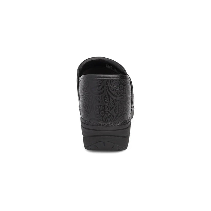 dansko xp 2.0 wide women's | black tooled floral