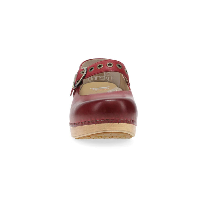 dansko xp 2.0 mary jane clog women's | red
