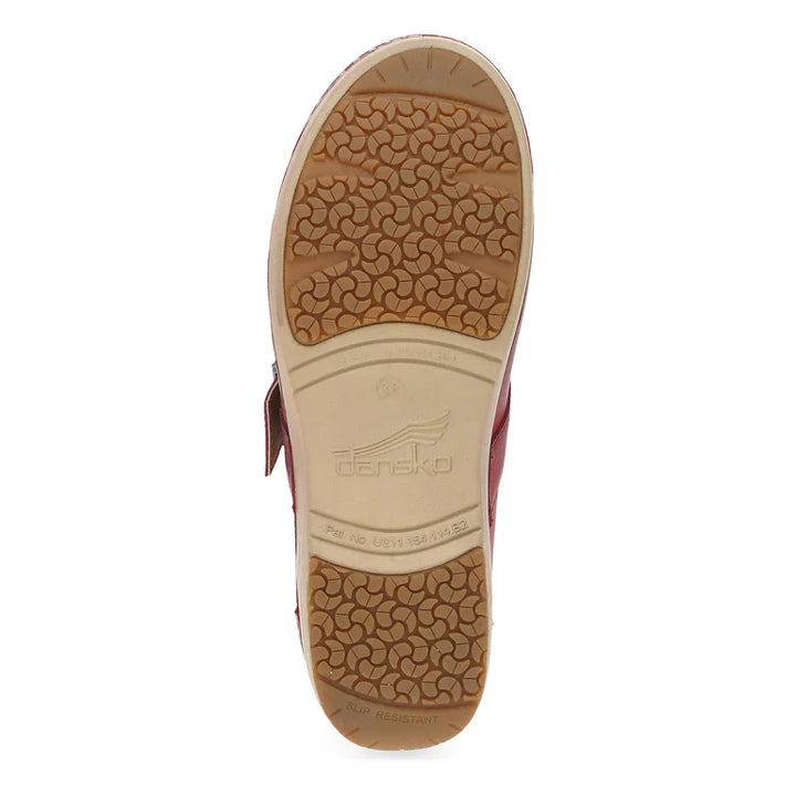 dansko xp 2.0 mary jane clog women's | red
