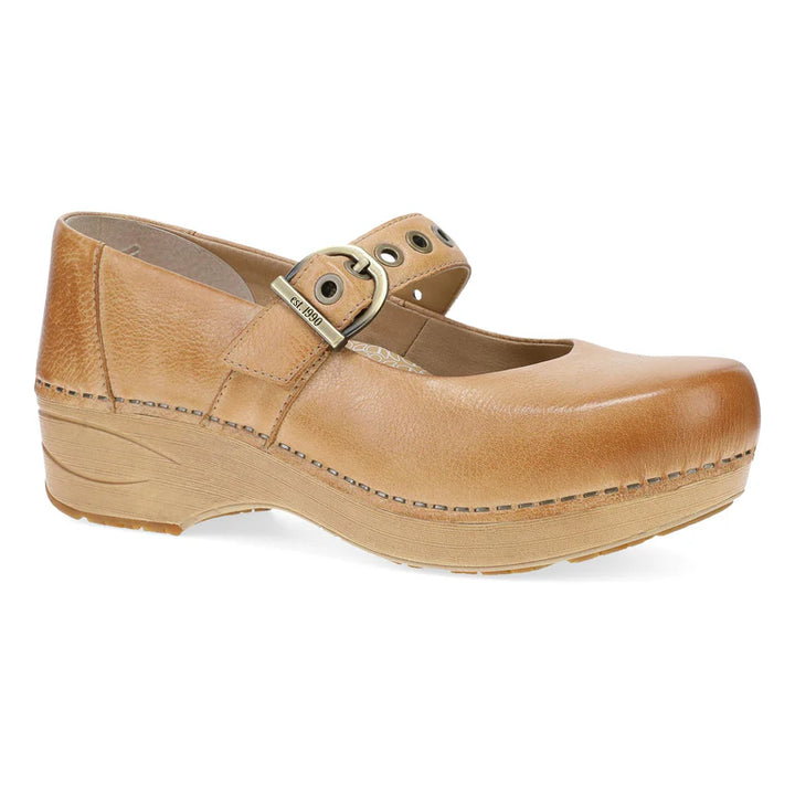 dansko xp 2.0 mary jane clog women's | honey distressed