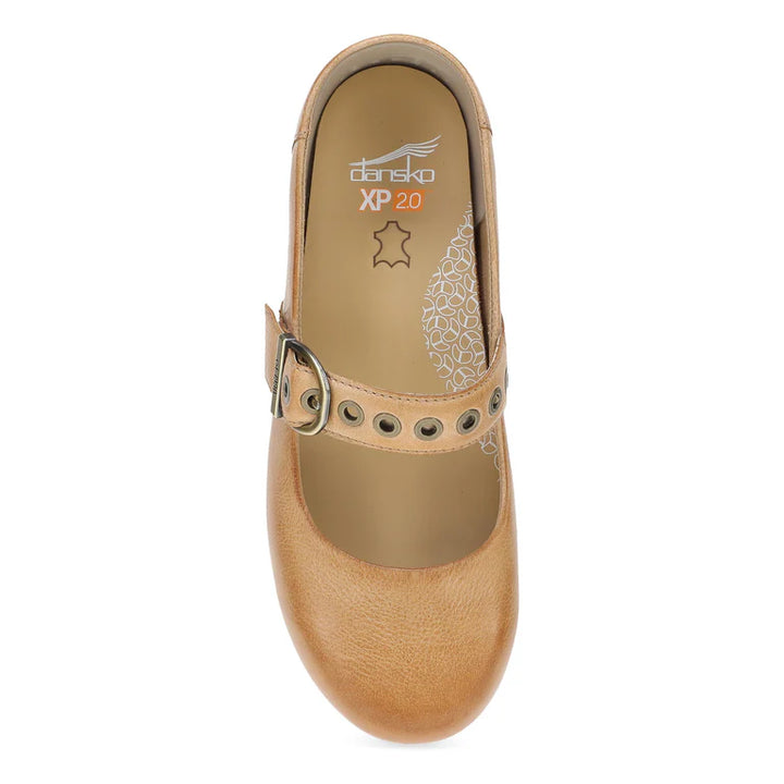 dansko xp 2.0 mary jane clog women's | honey distressed