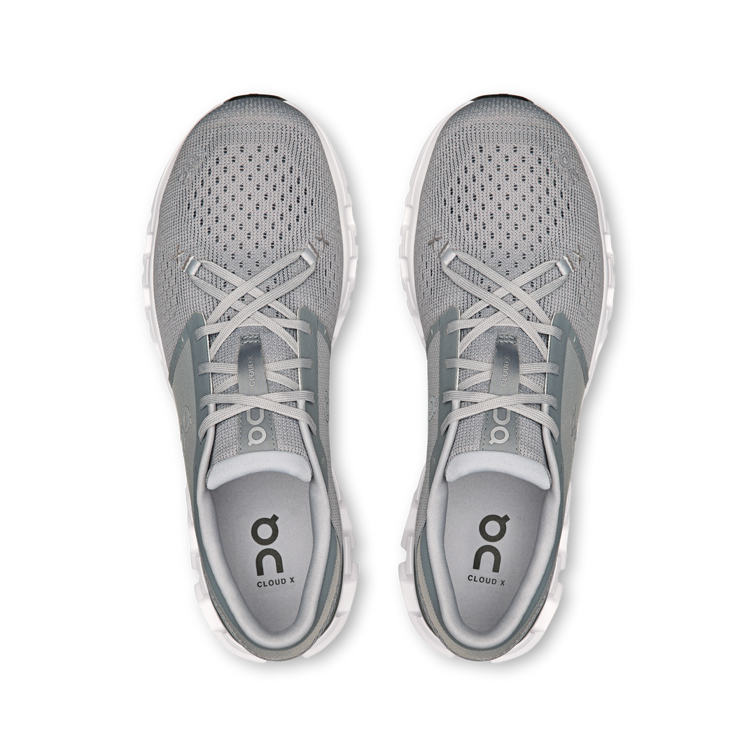 on cloud x 4 men's | alloy ivory