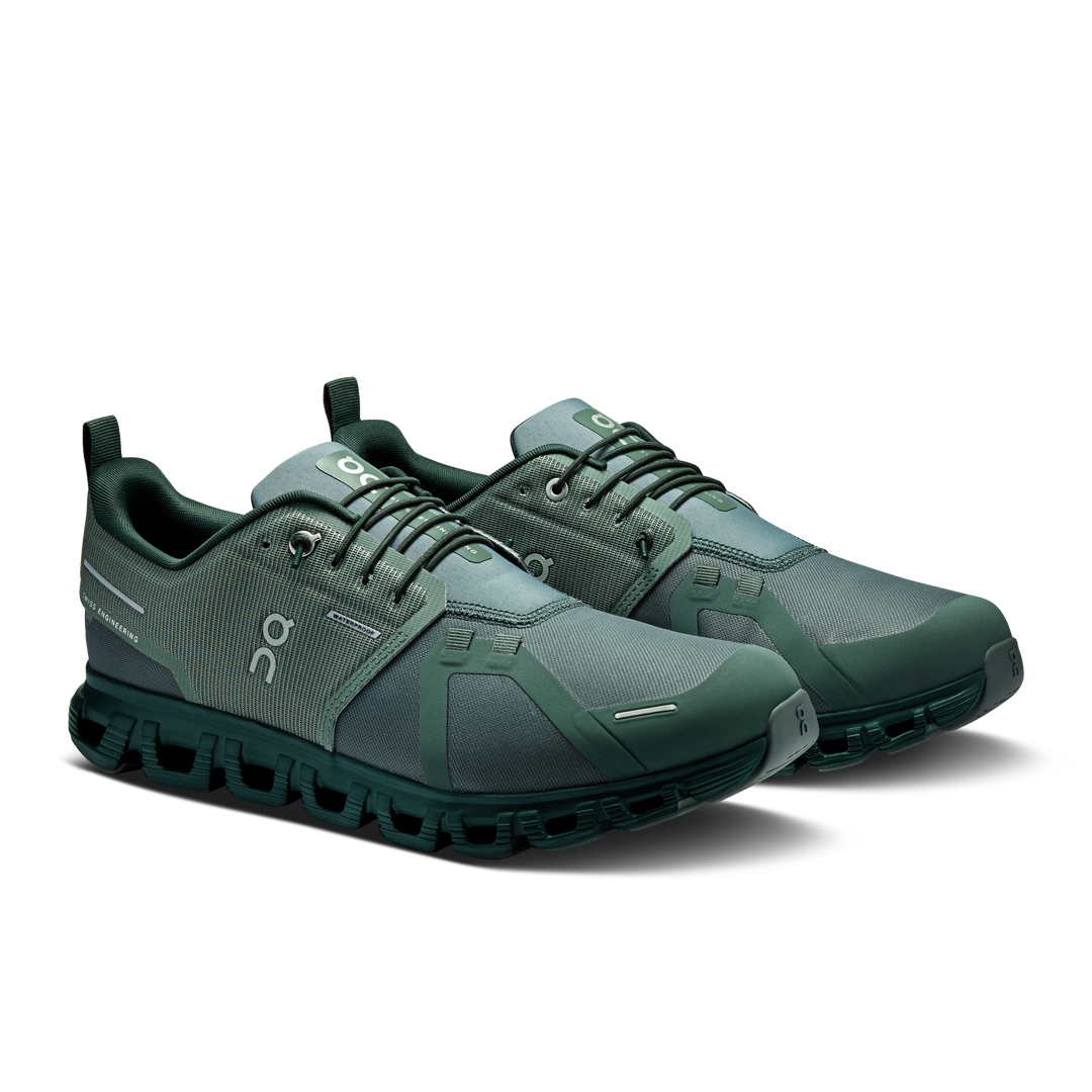 on cloud 6 waterproof men's | olive / evergreen