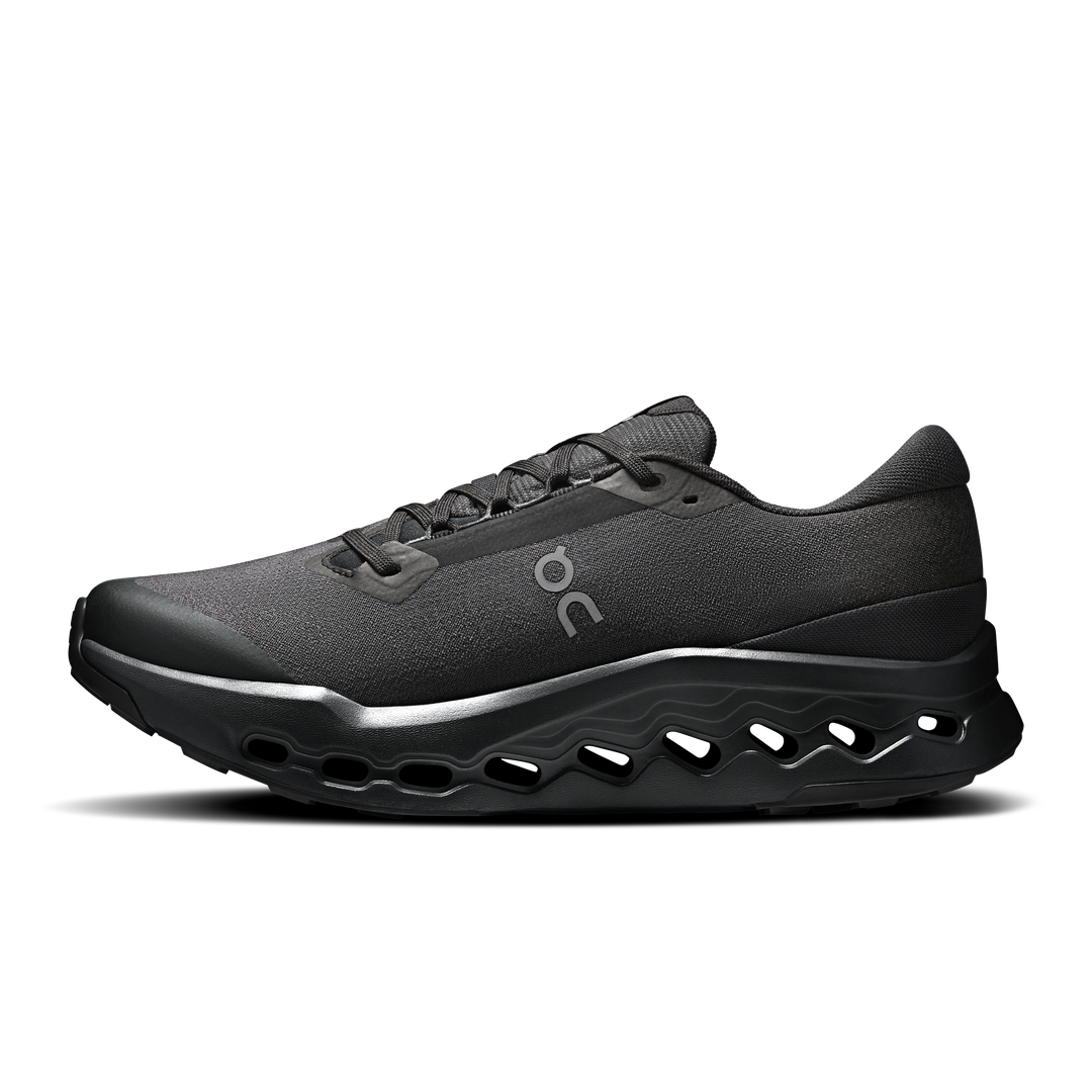 on cloudsurfer trail 2 waterproof men's | black / black
