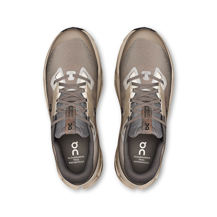 on cloudsurfer trail 2 waterproof men's | cinder / desert