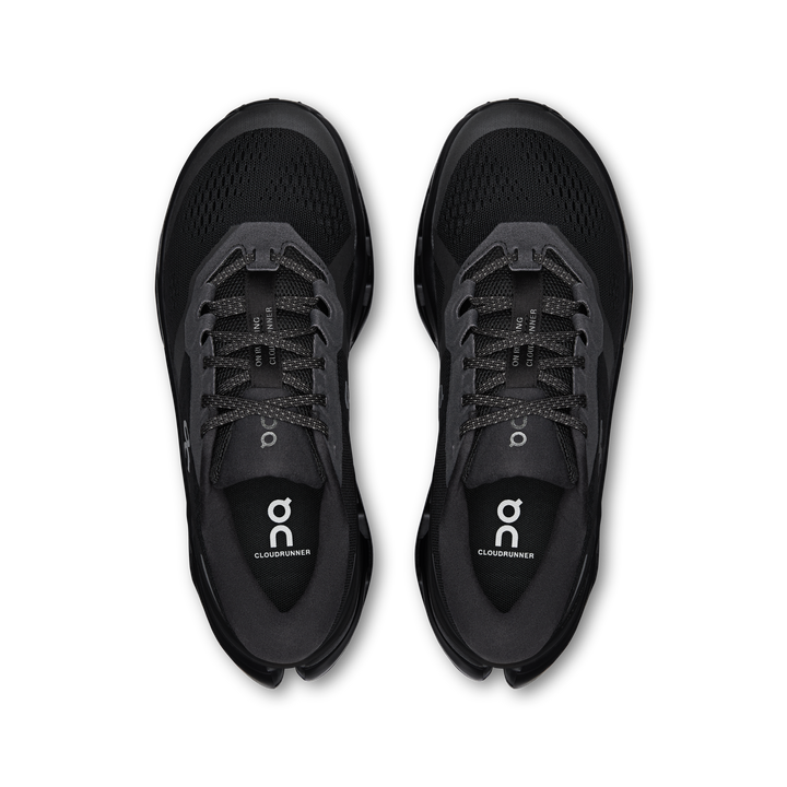 on cloudrunner 3 wide men's | black black