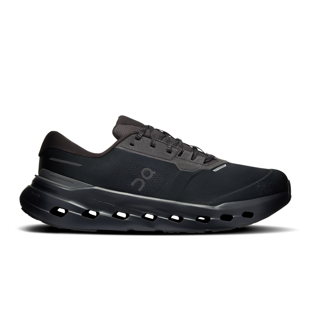 on cloudrunner 3 waterproof men's | black black
