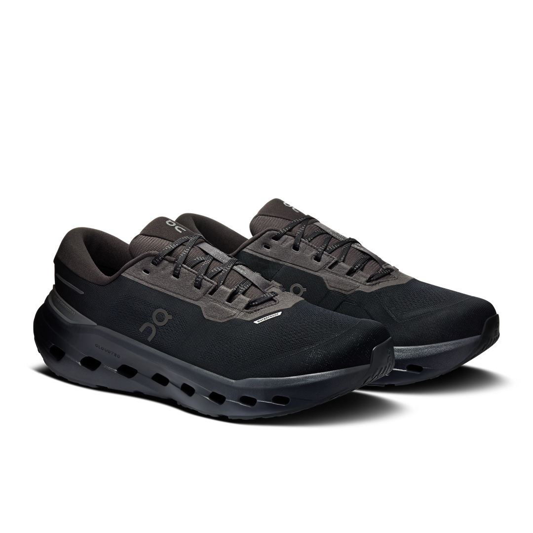 on cloudrunner 3 waterproof men's | black black