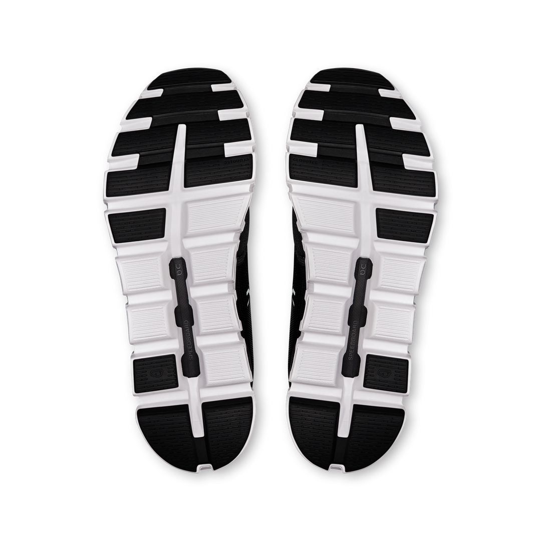 on cloud 6 wide men's | black white
