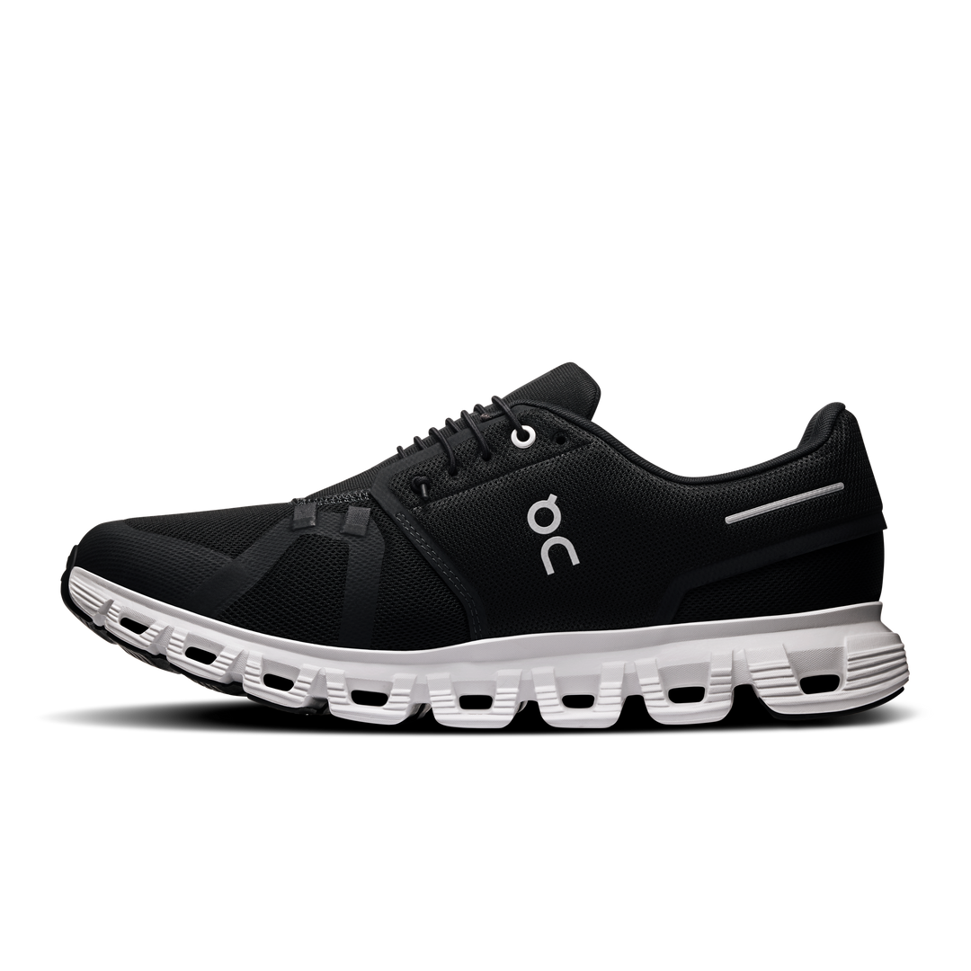 on cloud 6 wide men's | black white