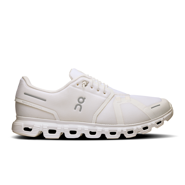 on cloud 6 wide men's | white white