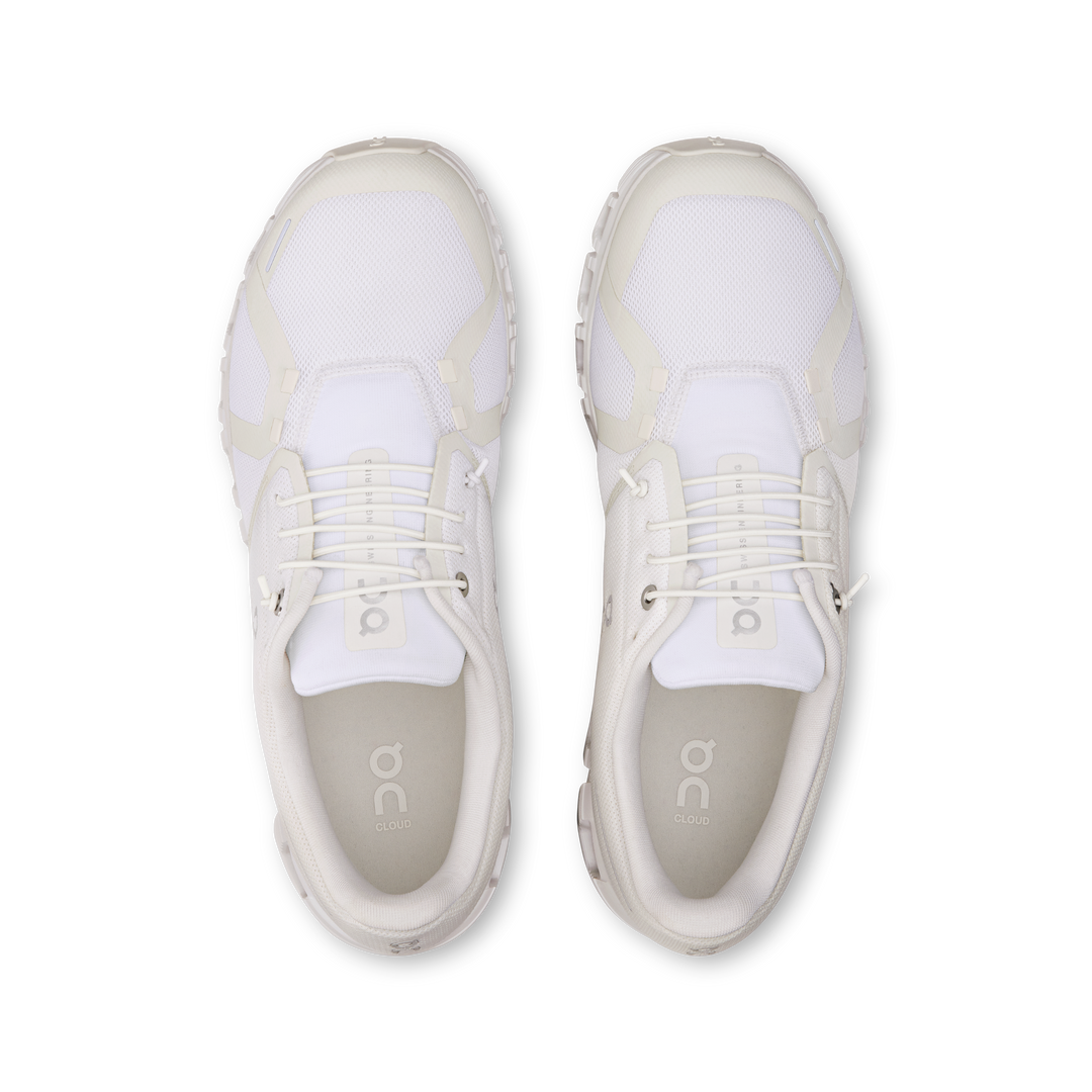 on cloud 6 wide men's | white white