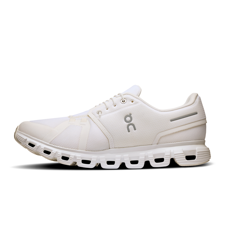 on cloud 6 wide men's | white white