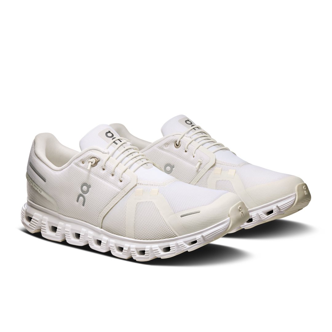 on cloud 6 wide men's | white white