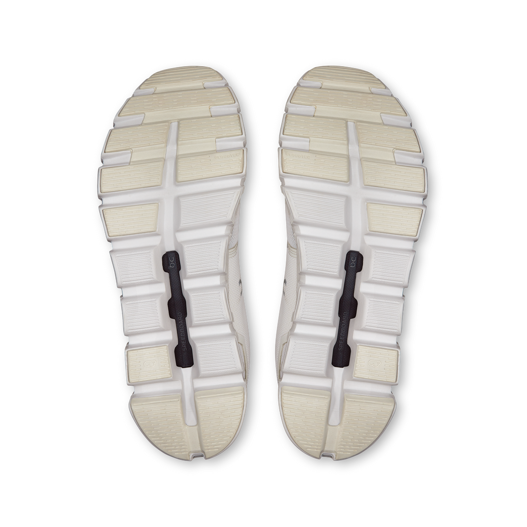 on cloud 6 wide men's | white white