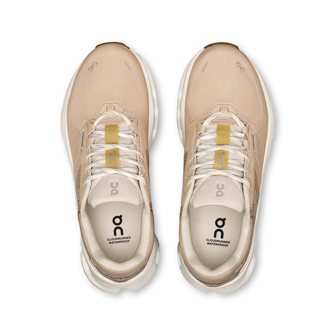 on cloudrunner 2 waterproof women's | sand / dew