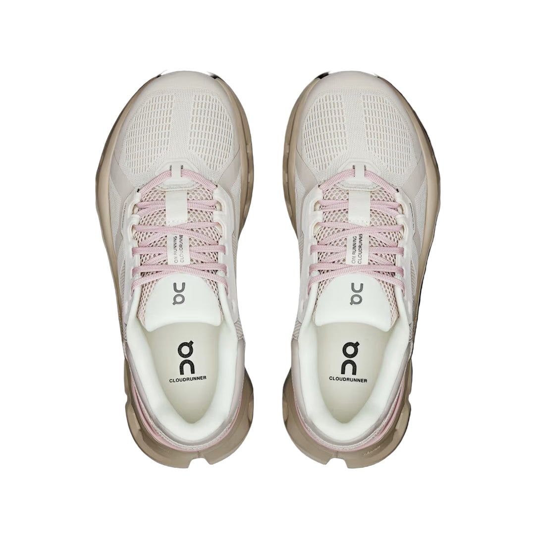 on cloudrunner 2 wide women's | ivory / mauve