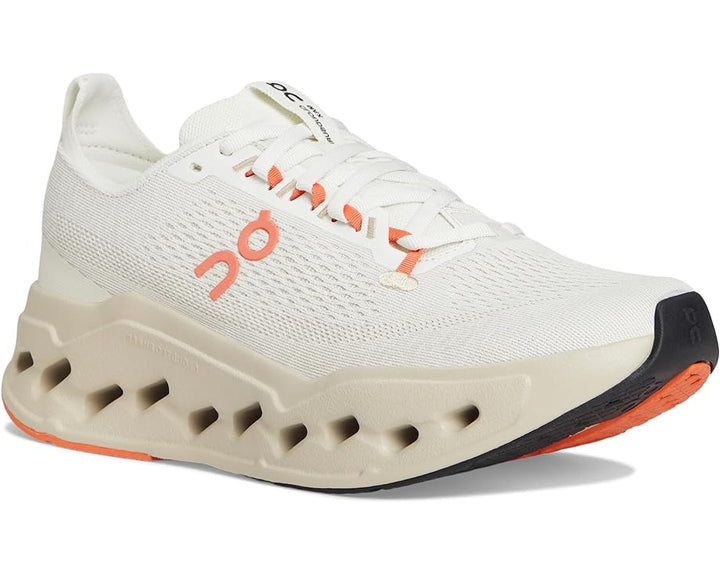 on cloudsurfer max wide women's | ivory/salmon