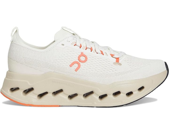 on cloudsurfer max wide women's | ivory/salmon