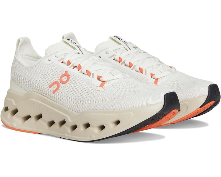 on cloudsurfer max wide women's | ivory/salmon