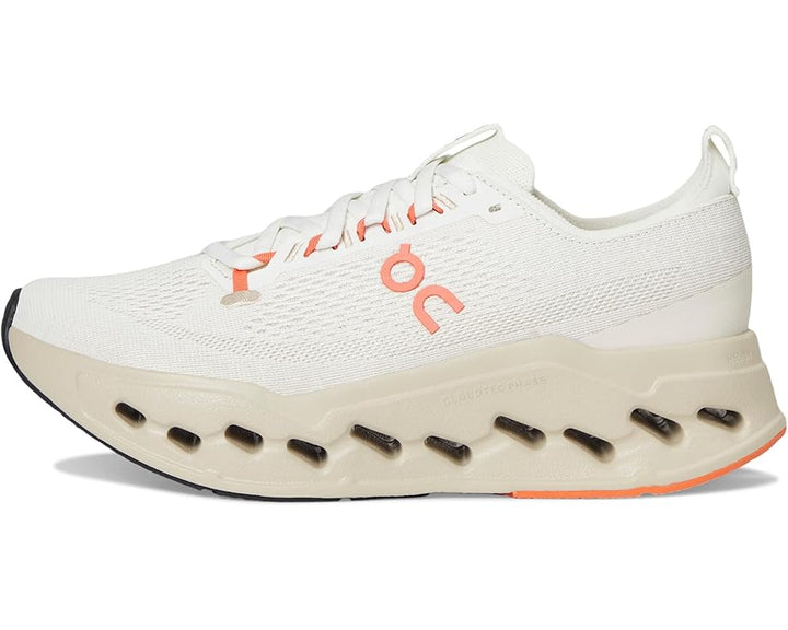 on cloudsurfer max wide women's | ivory/salmon