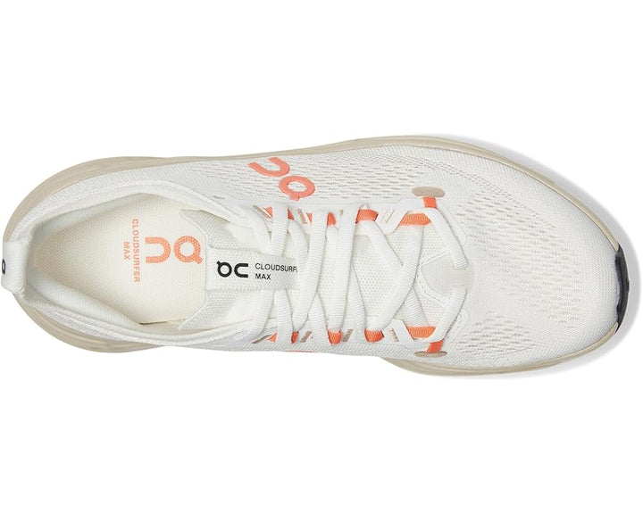 on cloudsurfer max wide women's | ivory/salmon