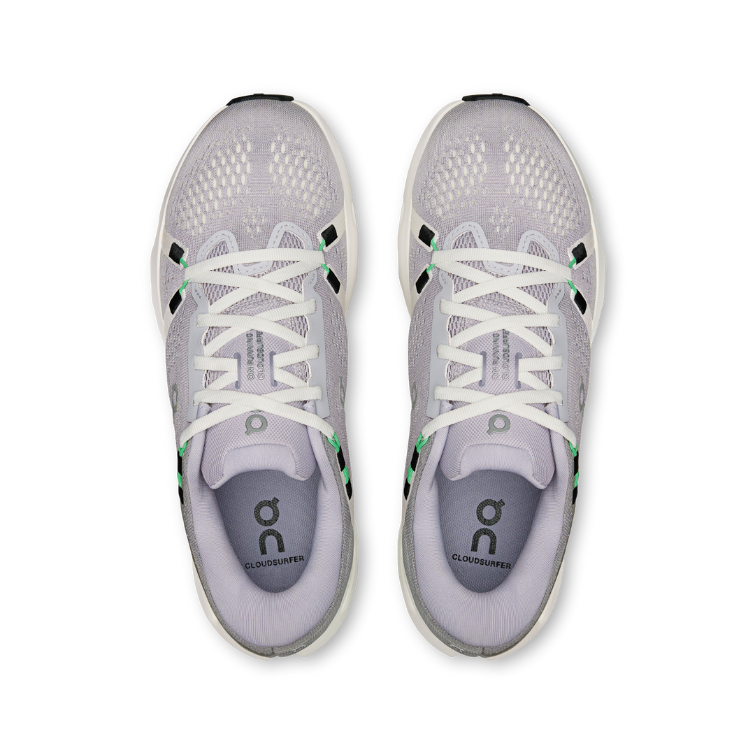 on cloudsurfer 2 women's | lilac / ivory