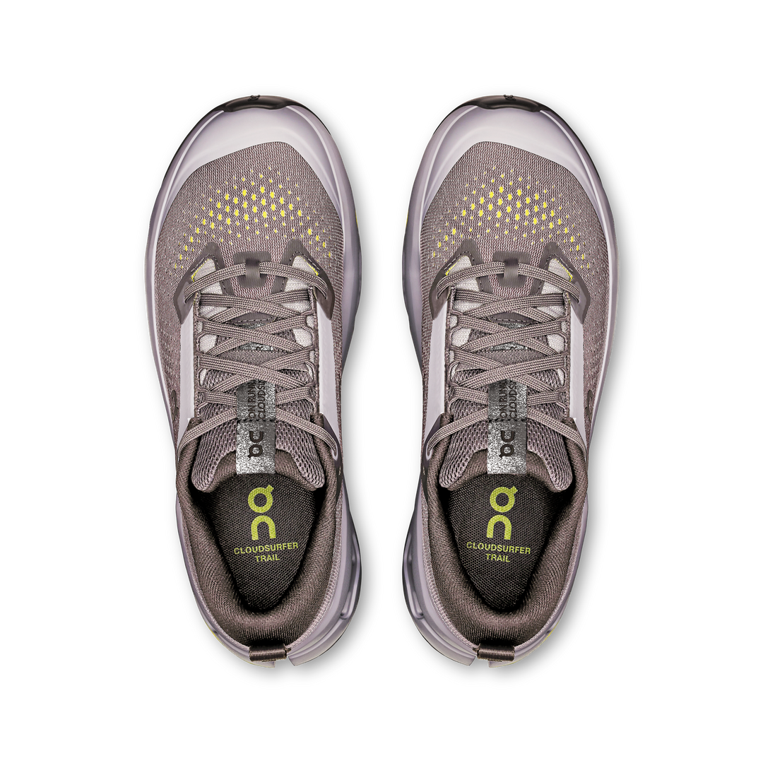 on cloudsurfer trail 2 women's | iron / lilac