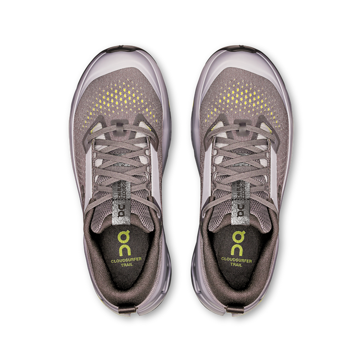 on cloudsurfer trail 2 women's | iron / lilac