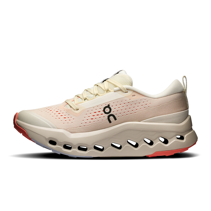 on cloudsurfer trail 2 women's | ivory / salmon