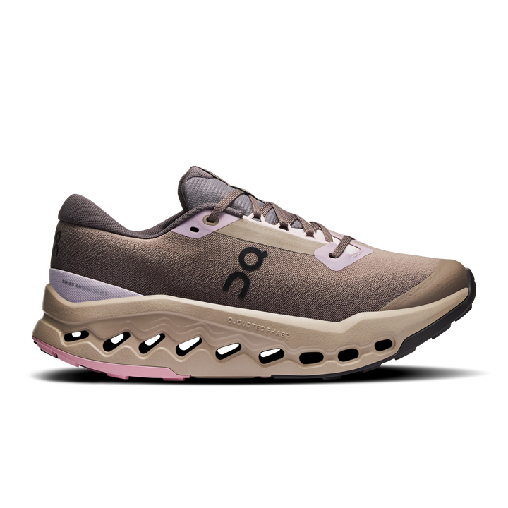 on cloudsurfer trail 2 waterproof women's | cinder / desert