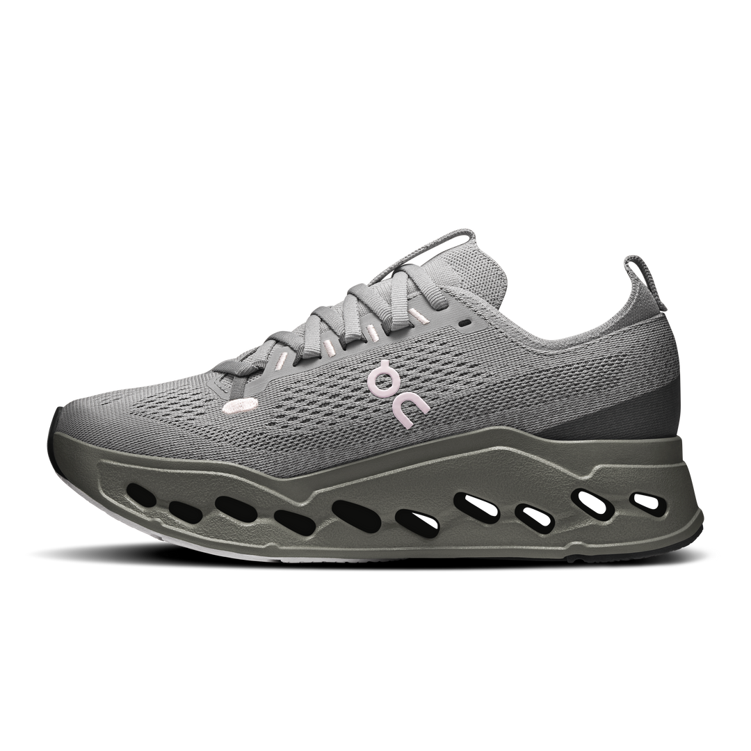 on cloudsurfer max women's | alloy / asphalt