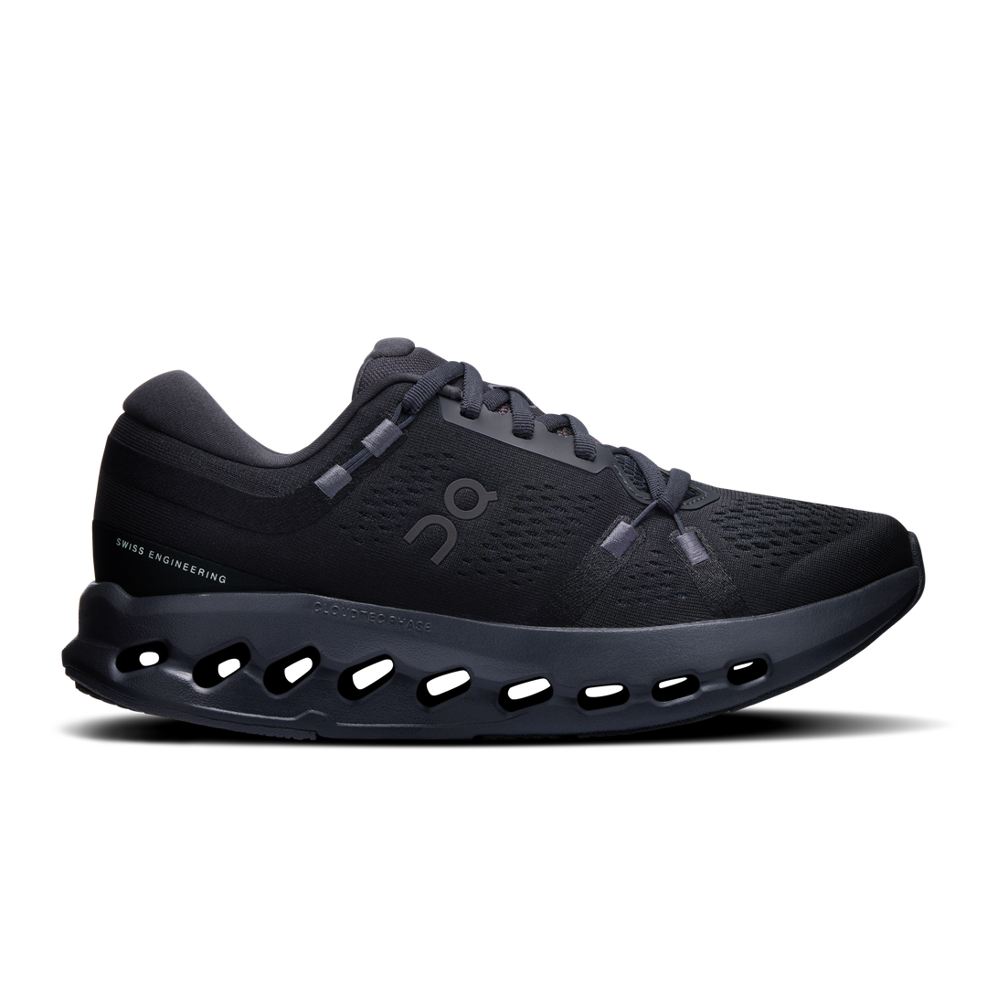 on cloudsurfer 2 wide women's | black black