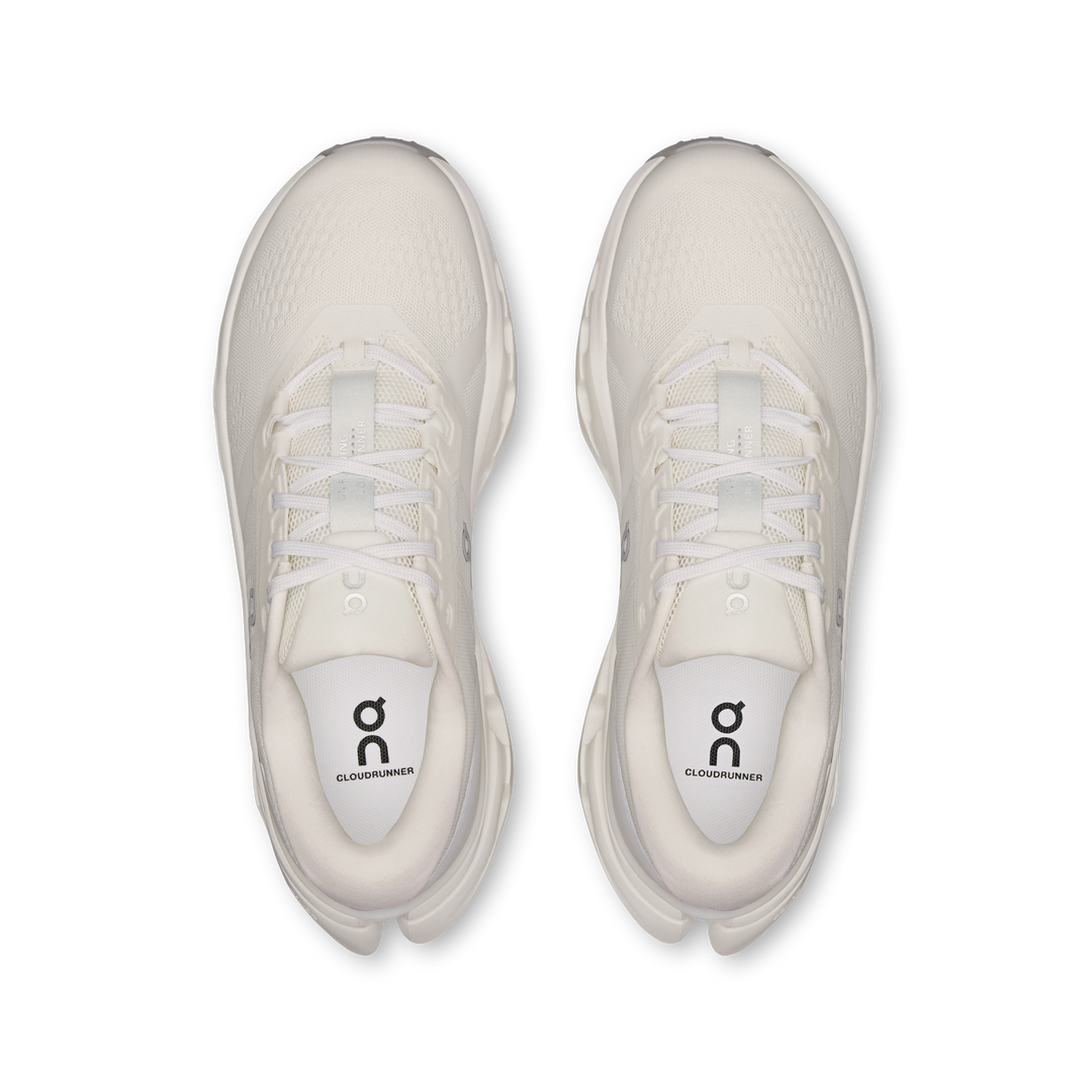 on cloudrunner 3 wide women's | white ivory
