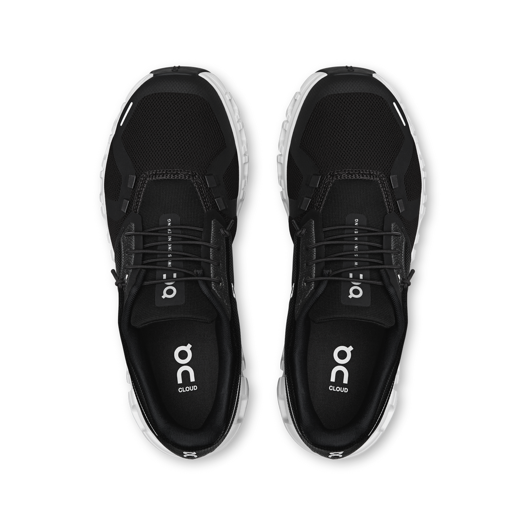 on cloud 6 wide women's | black white