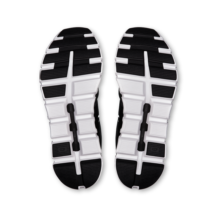 on cloud 6 wide women's | black white