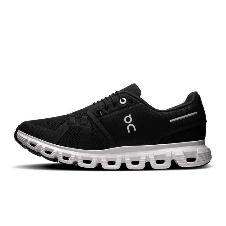 on cloud 6 wide women's | black white