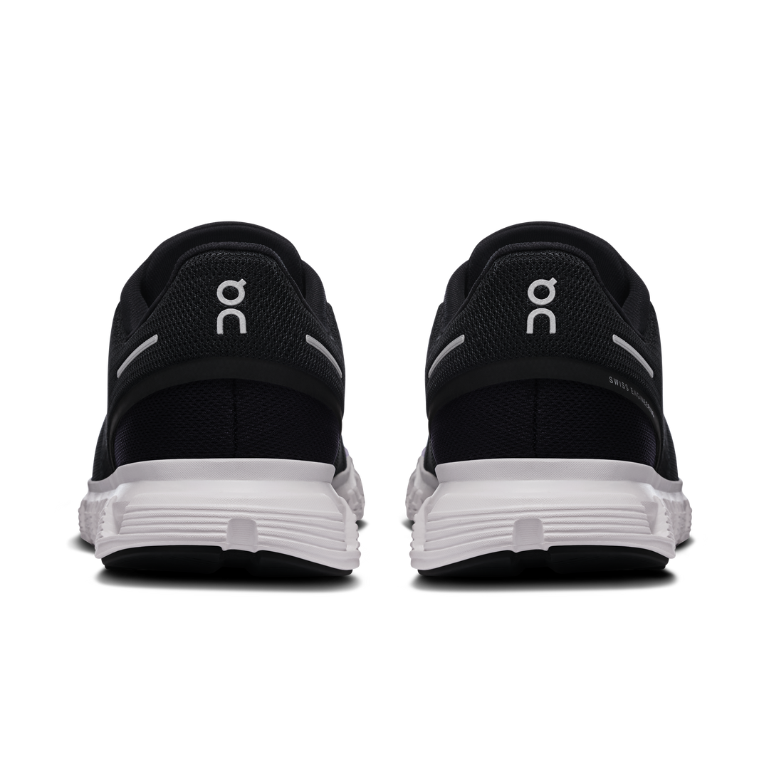 on cloud 6 wide women's | black white